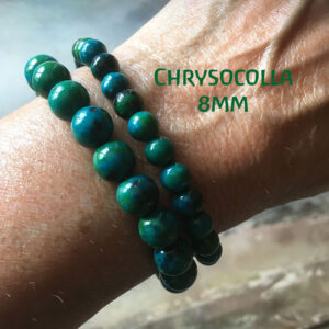 Edelsteen-Chrysocolla-8mm-armbandje-edelsteenkralen-paars-