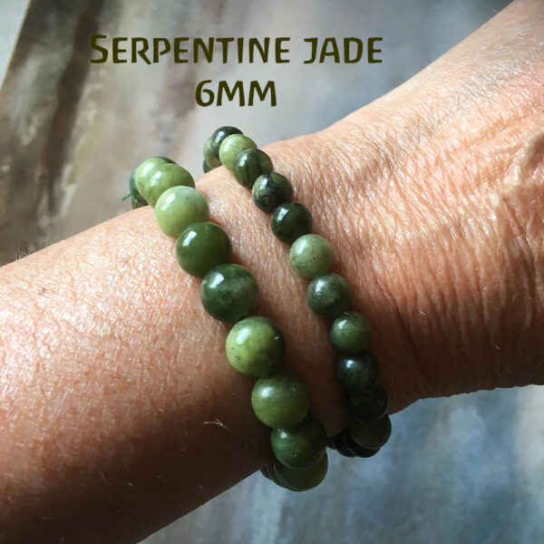 Edelsteen-Serpentine-Jade-6mm-armbandje-edelsteenkralen-paars-