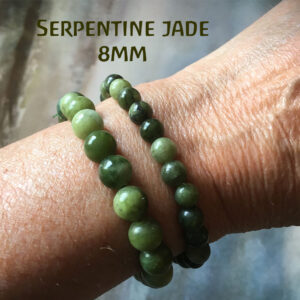 Edelsteen-Serpentine-Jade-8mm-armbandje-edelsteenkralen-paars-