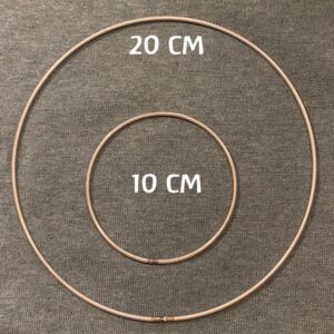 Metalenring- macrame-hobby-DIY - metaal-Cirkel